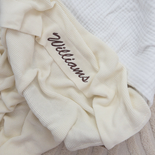 Brush Style Blankets - Cream