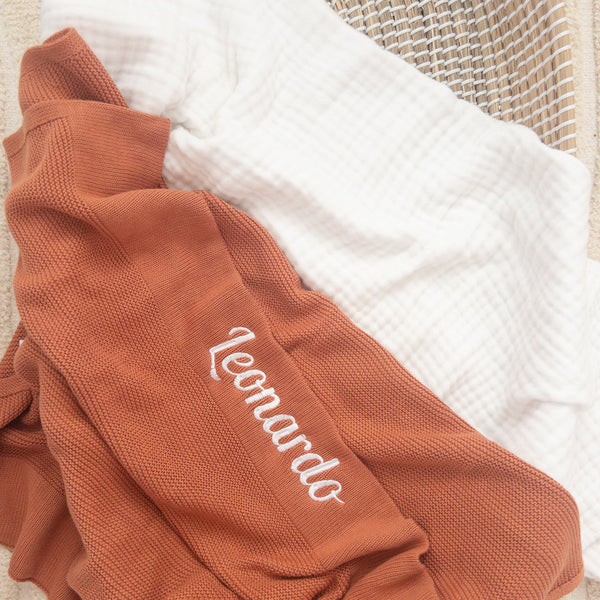 Crayfish Style Blankets - Rust